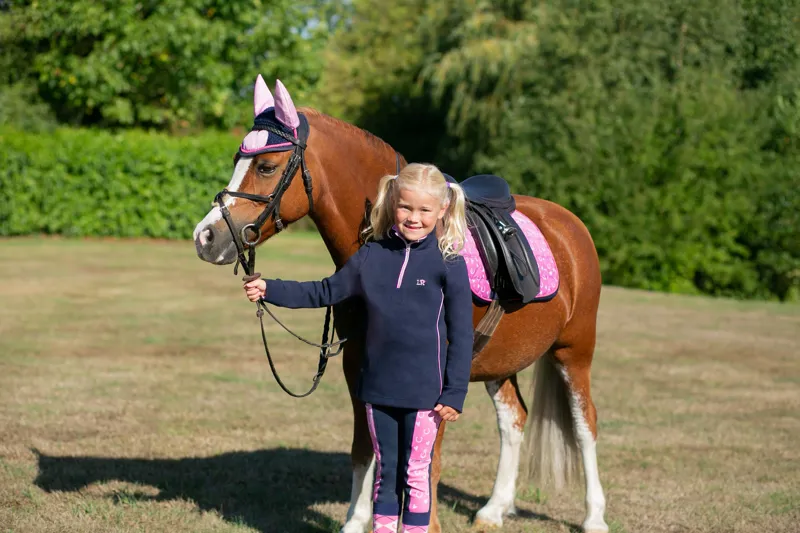 Pony Fantasy Fly Veil By Little Rider - Navy/Pink-1